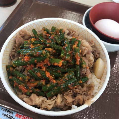 🧄ニンニクの芽牛丼🧄 画像