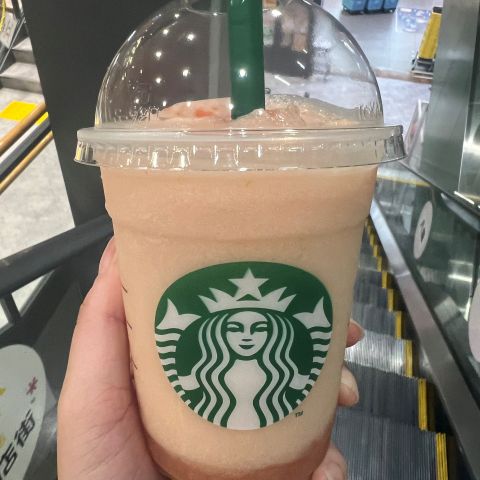 🍑ヘブンリーピーチフラペチーノ🍑 画像