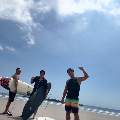 みんなでサーフィン🏄 画像