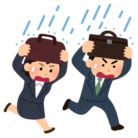 激しい雨や雷雨に注意😥 画像