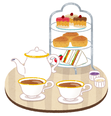 アフタヌーンティー🍰☕ 画像