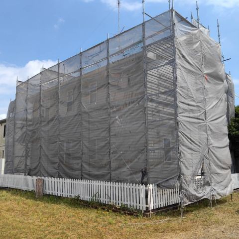 足場掛け終わりました🏠 アイキャッチ画像