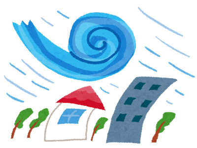 台風が来ています🌀 画像